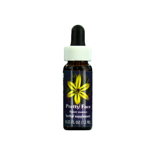 Flower Essence Pretty Face Herbal Supplement Dropper - 0.25 Oz